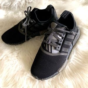 Adidas NMD shoes black sneakers Boys Mens youth/teens